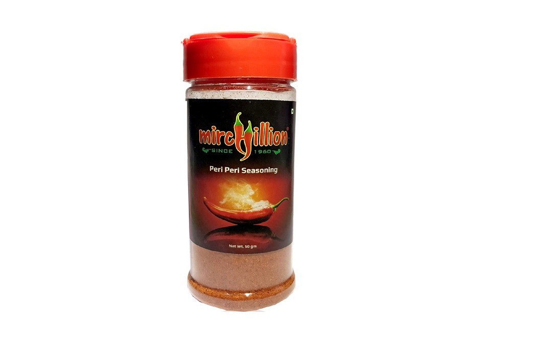 Mirchillion Peri Peri Seasoning    Glass Jar  50 grams